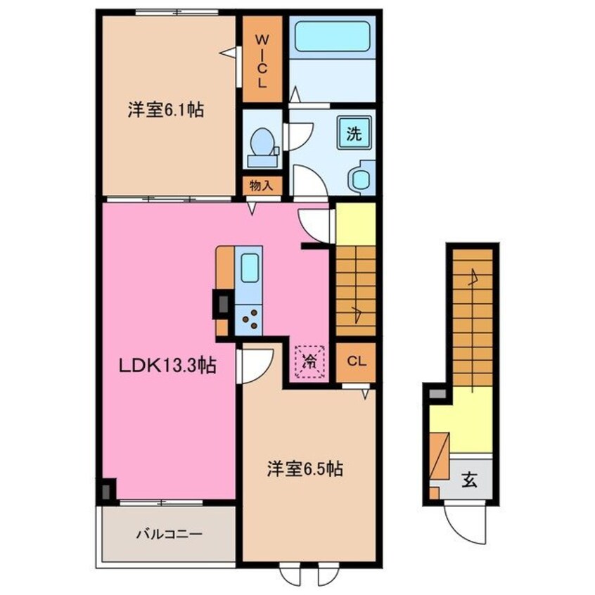 間取図 ルチェンテーＦ　Ⅰ