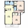 ＭａｓｔＴｏｗｎ富田 Ａ 2LDKの間取り