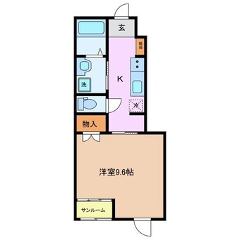 間取図 プラ　リジェール