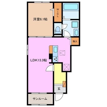 間取図 アルドーレＹ