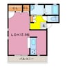 Eau de Vie 1Rの間取り
