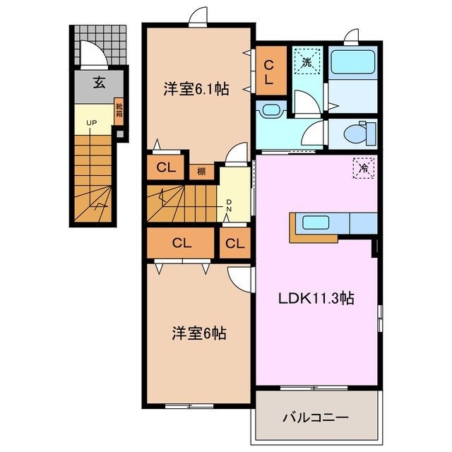 間取り図 メゾンソーレ
