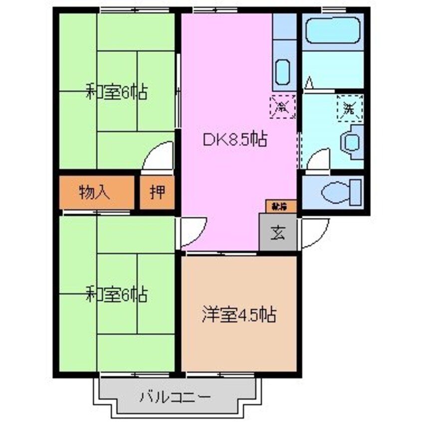 間取図 ロイヤルガーデンＫ