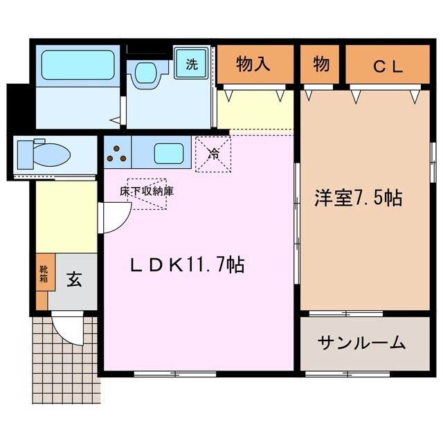 間取り図 アーコンシェル　モンターニュ