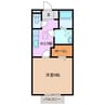エトワール 1Kの間取り