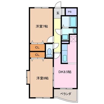 間取図 メゾンリュンヌ