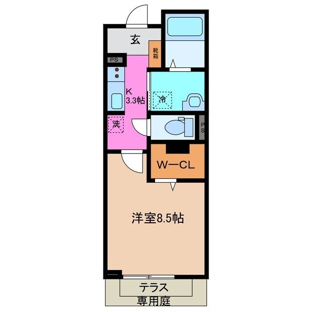 間取り図 クレールリバー