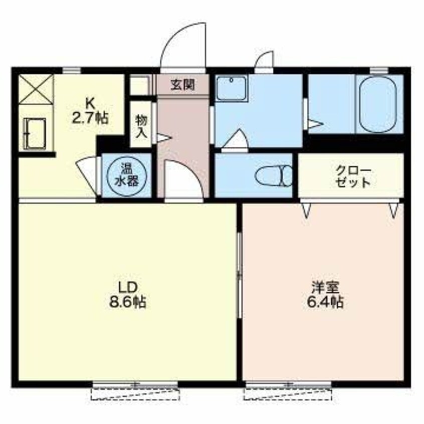 間取図 スイレン Ａ