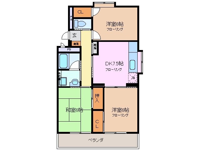 間取り図 Ｂｒｉｇｈｔ　Ｐｌａｚａ　Ａ棟