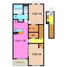 マルベリー 2LDKの間取り