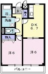 ジョイフル　Ⅰ 2DKの間取り