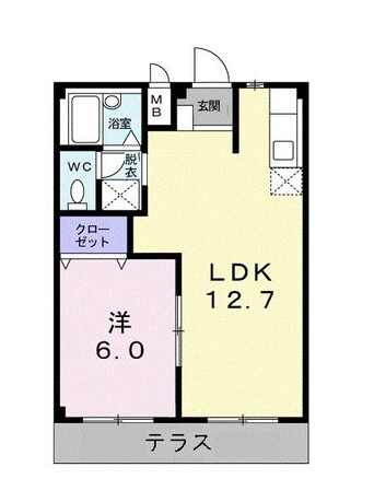 間取図 シティハイツ清晃