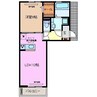 明楽　A棟 1LDKの間取り