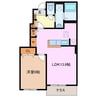 ラ　レコルト 1LDKの間取り