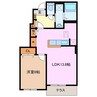 ラ　レコルト 1LDKの間取り