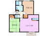シャルム　Ａ棟 2LDKの間取り