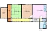 伊勢朝日町一戸建て 2LDKの間取り