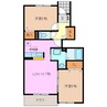 アヴァンティー 2LDKの間取り