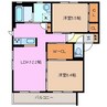 アシタバ　B棟 2LDKの間取り