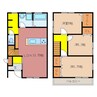 天窓のある天カ須賀戸建て 3LDKの間取り