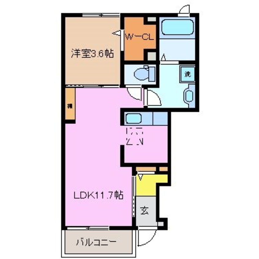 間取図 スプリングフィールド