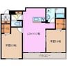 Ｐｒｅｍｉａｓ平町Ⅱ 2LDKの間取り