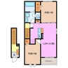 ひかり　Ｂ 2LDKの間取り