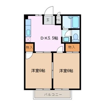 間取図 シティハイツ利音華