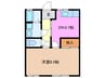 メゾン　ＩＴＯ 1DKの間取り