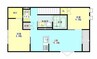 スマイシアAPARTMENT茂福町 2LDKの間取り