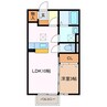 ポートサイド カクサン 1LDKの間取り