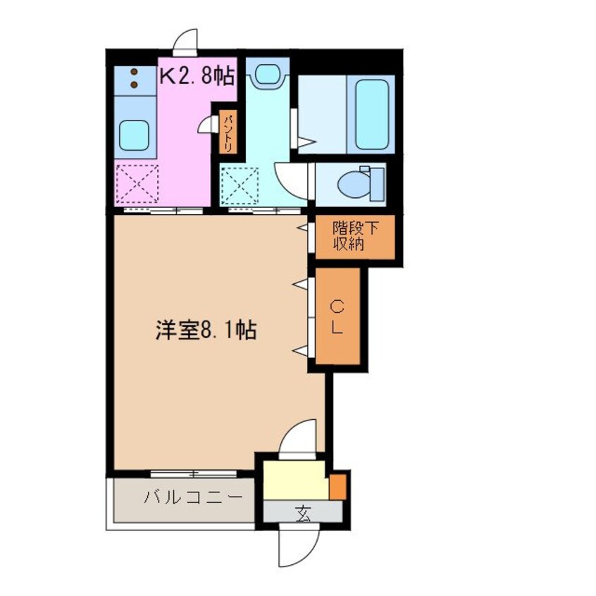 間取図 ドミール富貴