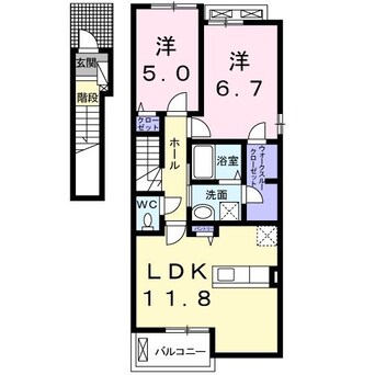 間取図 フェリシアス　Ⅲ