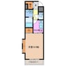 K's　mansion 1Kの間取り