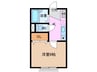 メゾン　アイリス 1Kの間取り
