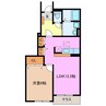 ステラ・Ｋ　Ⅱ 1LDKの間取り