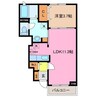 ルミエールⅢ 1LDKの間取り