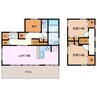 下之宮町S様貸家 2LDK+Sの間取り
