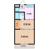 クリスタル 2Kの間取り