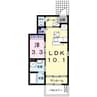 ＧＲＥＥＮ 1LDKの間取り