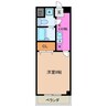 サニーヒルズあい 1Kの間取り