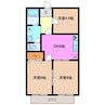 シビックハウス川越 3DKの間取り