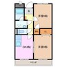 Ｌｉｍｐｉａハーモニー 2DKの間取り