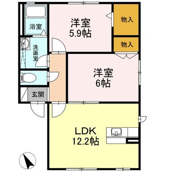 間取図 エターナル　B棟