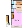 ラトゥール川越 1LDKの間取り