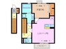 アヴニールマルシェ　Ａ 1LDKの間取り