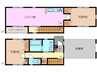東富田町一戸建 2LDKの間取り
