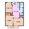 ガーデンプラザＫ’Ｓ 3DKの間取り