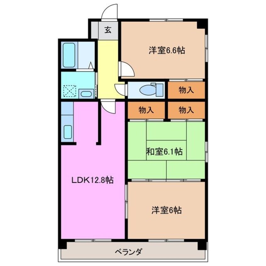 間取図 グロリアスＳＴ