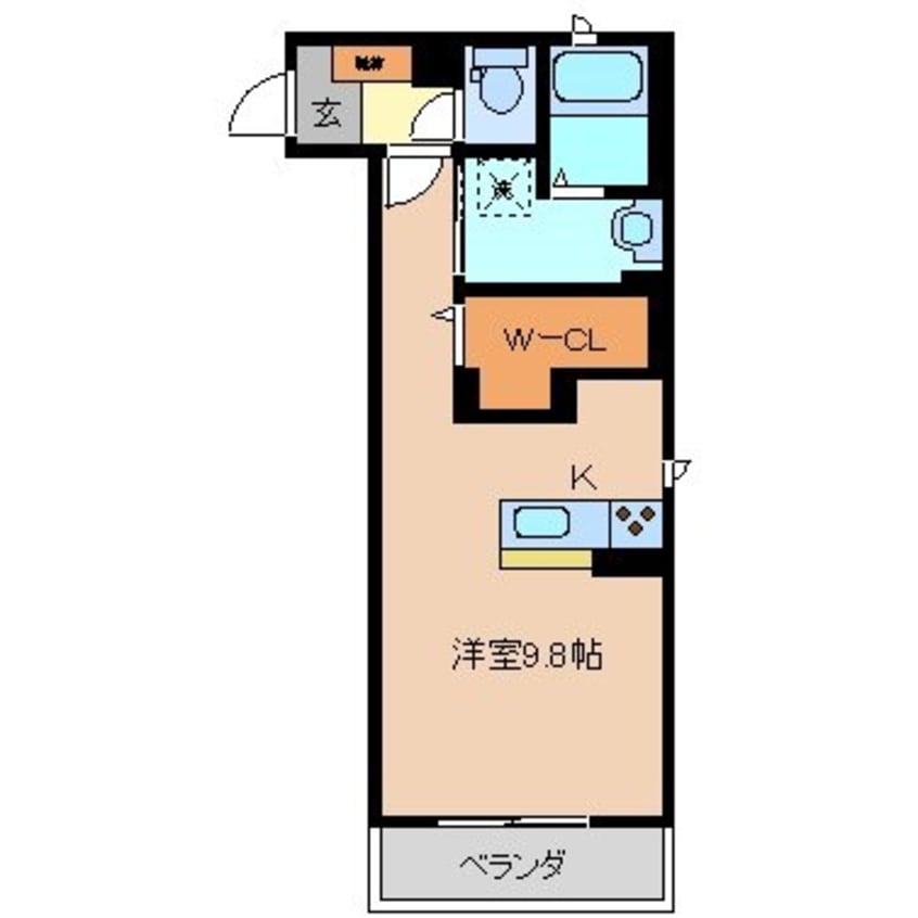 間取図 Ｐｒｅｍｉａｓ平町Ⅲ